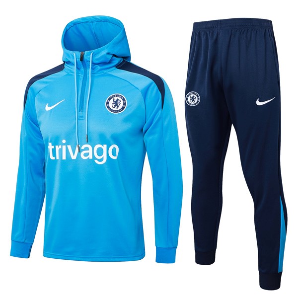 Sudadera Con Capucha Chelsea 2024-2025 Azul 3